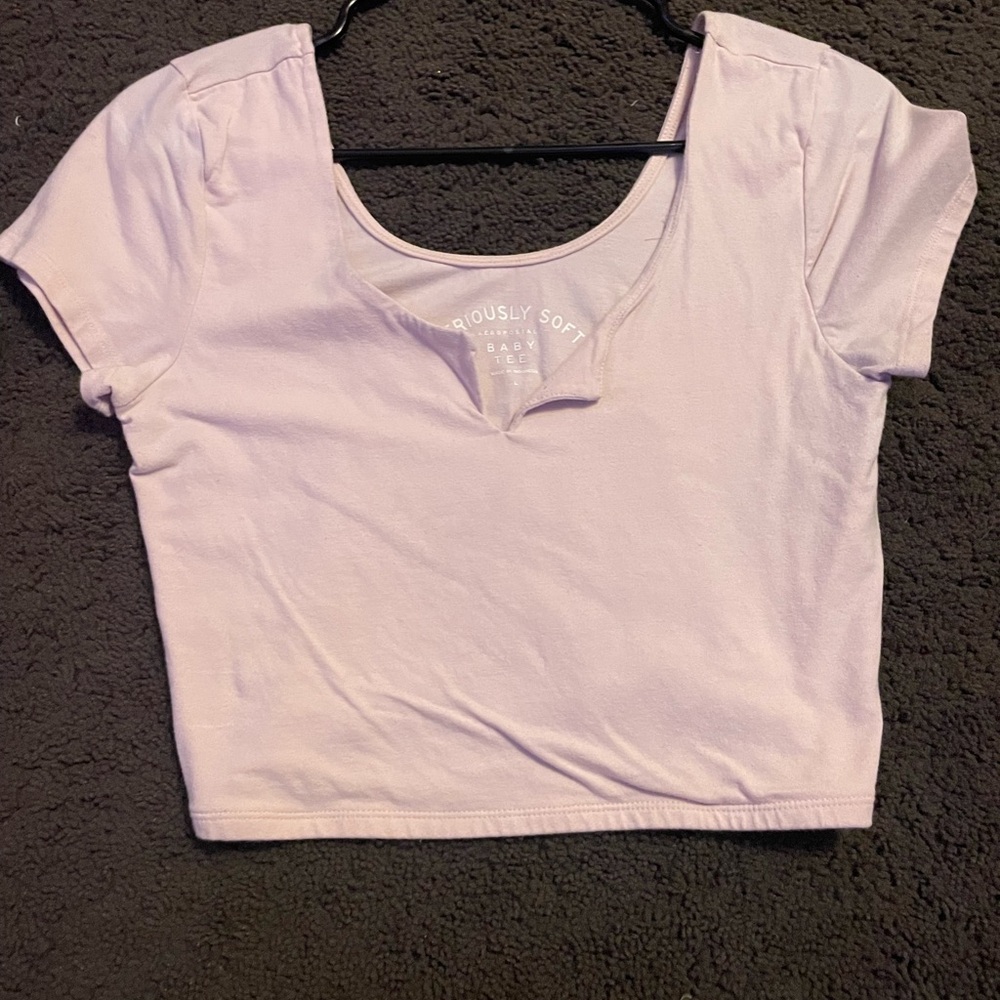 Aeropostale crop top, light pink